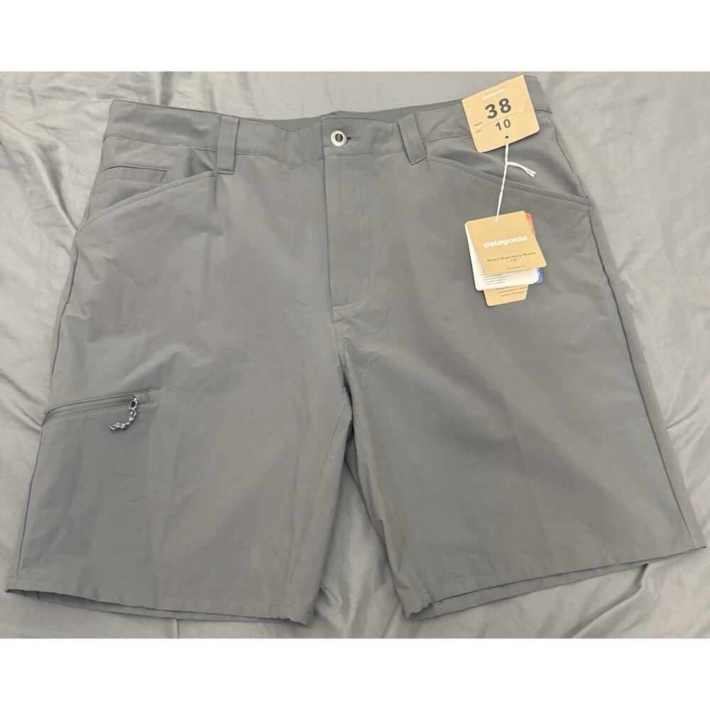 Patagonia Quandary Shorts Mens 38 Gray 10” Hiking Stretch Nylon UPF 50